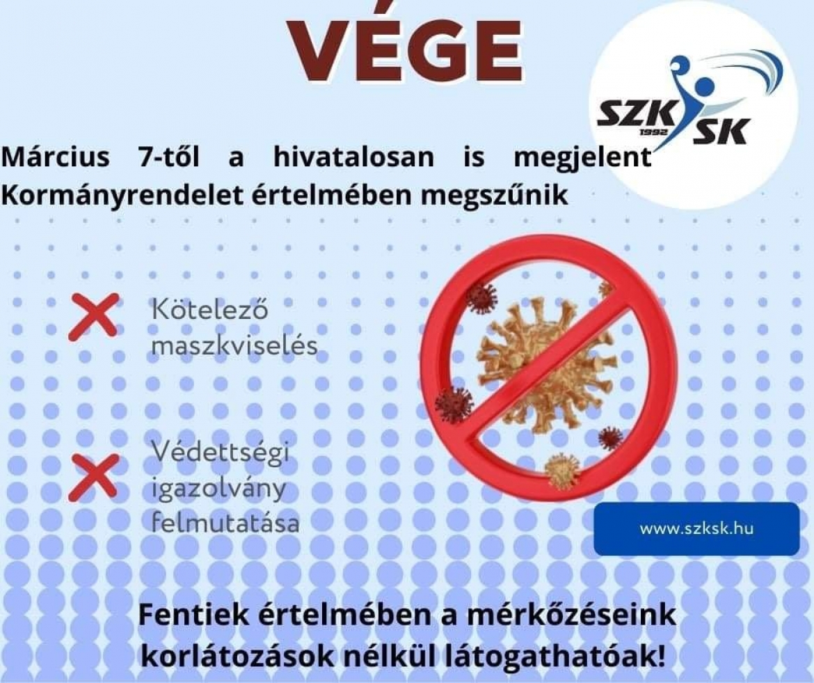 VÉGE A KORLÁTOZÁSOKNAK